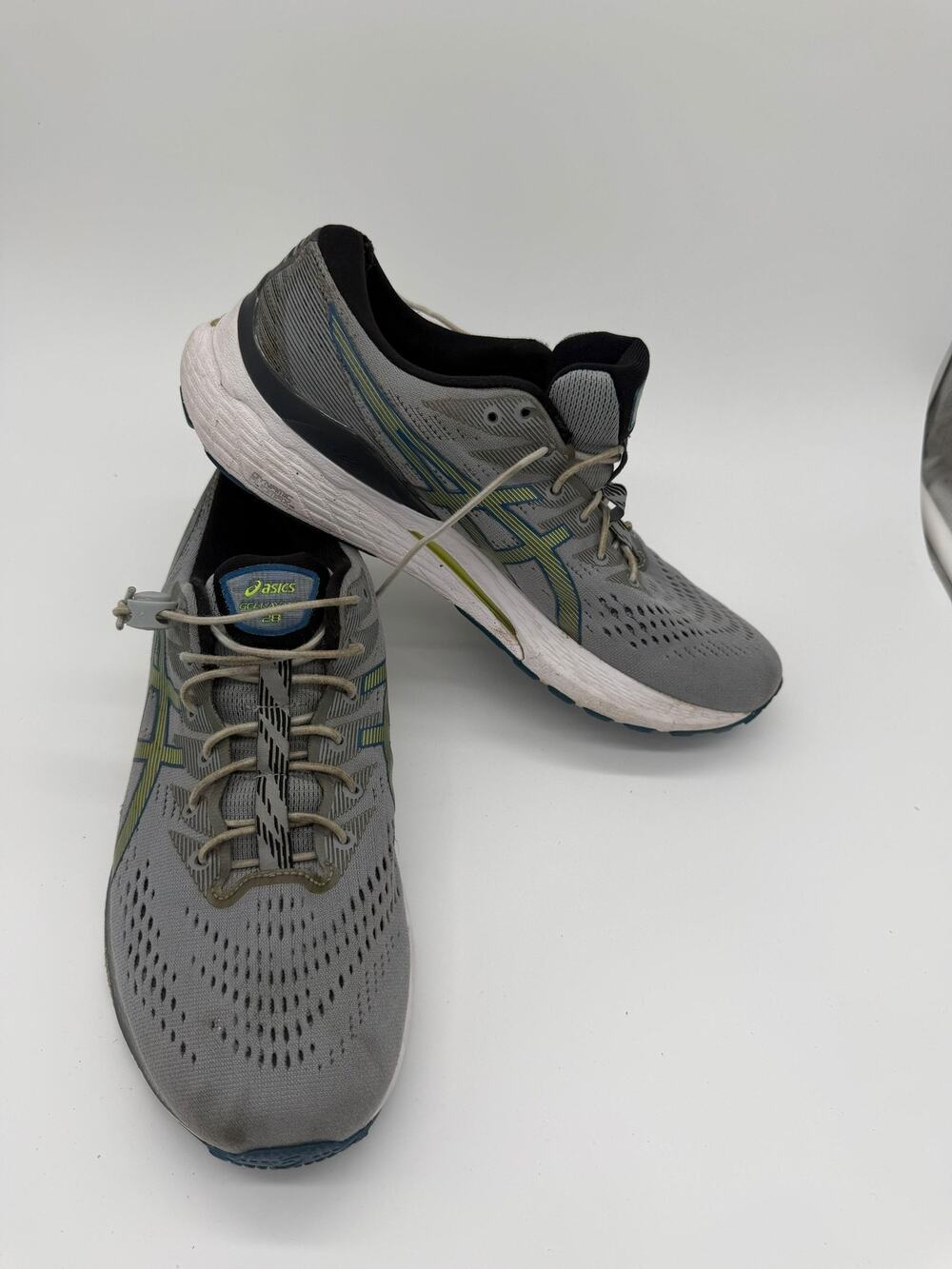 ASICS GEL-Kayano 8 Shoes Mens Size 10 Gray Mesh Running Athletic Sneakers